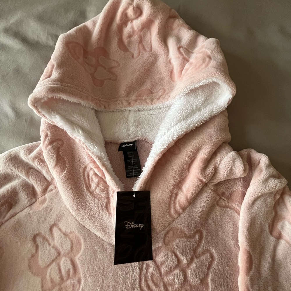 XL Minnie Mouse Disney cozy Sherpa loungewear NWT